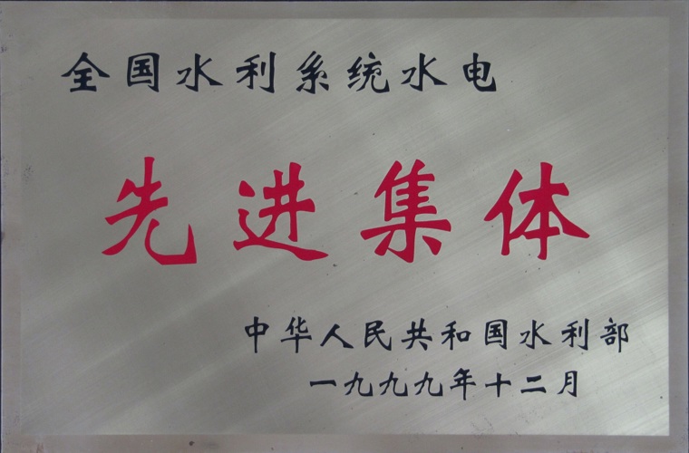 全國水利系統(tǒng)水電先進(jìn)集體