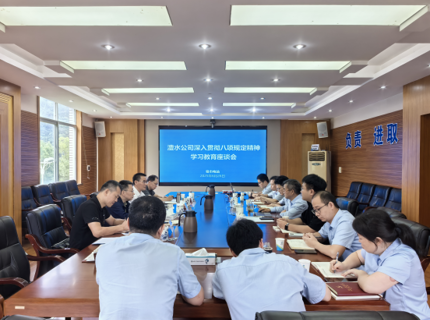 公司召開深入貫徹中央八項規定精神學習教育征求意見座談會