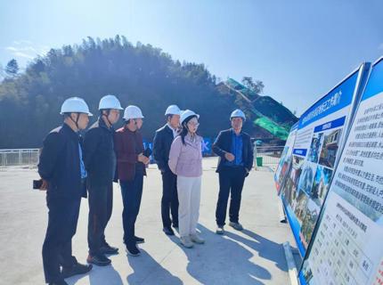 陳印輝帶隊赴金塘沖水庫樞紐工程調研交流